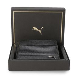 Puma Unisex Leather Cruise V2 Bi-Fold Textured Wallet-24