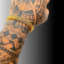 Dynamic Retail Global Men Link Gold Bracelet-image-68