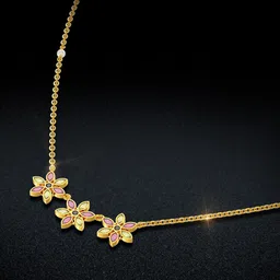Joyalukkas Women 22 Kt Gold Natures Charm Necklace 4.97 gm-picture-16