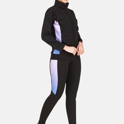 BENZOS Colourblocked Mock Collar Open Front Tracksuit image 4