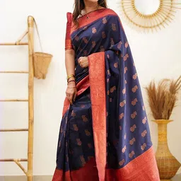 AMRUTKALA SAREES Woven Design Zari Saree-picture-54
