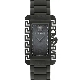 Versace Men Brass Embellished Dial & Stainless Steel Bracelet Style Straps Analogue Watch VE7D00423-image-51