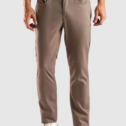 Calvin Klein Jeans Men Mid Rise Regular Fit Chinos Trousers-picture-35
