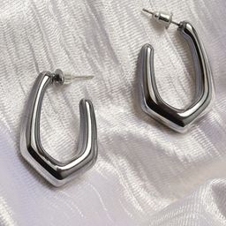 Maansh Contemporary Hoop Earrings-5
