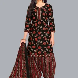 shree jeenmata collection Printed Pure Cotton Unstitched Dress Material-image-88