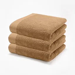 HOME PLUS STUDIOS Beige 3 Cotton 650 GSM Bath Towel-image-81