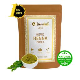 HENNAHUB Henna Powder for Natural Hair Coloring & Nourishment-100g-41