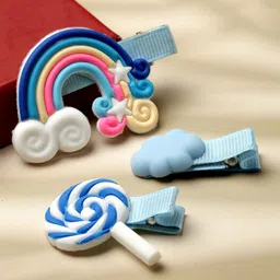 Babymoon Set of 3 Kids Rainbow Clips Hair Accessory-8