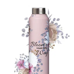 Speedex Pink Single Stainless Steel Printed Water Bottle-image-98