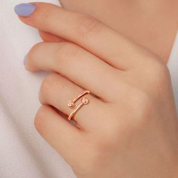 Joyalukkas Women 14KT Rose Gold-Plated Ring Gold-image-17