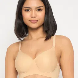 Clovia Women Solid Full Coverage Lightly Non-Wired Cotton T-shirt Bra-36