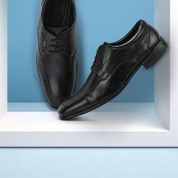 Woodland Men Leather Formal Derbys-image-42