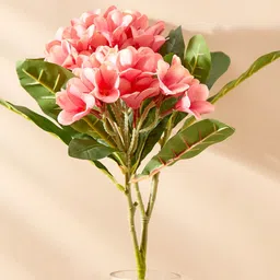 Home Centre Pink & Green Artificial Flower With Pot-6