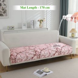 HOKIPO Pink & White Printed Waterproof Quilted Sofa Seat Mats-image-82
