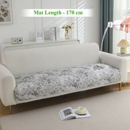 HOKIPO Grey & White Printed Waterproof Quilted Sofa Seat Mats-image-85