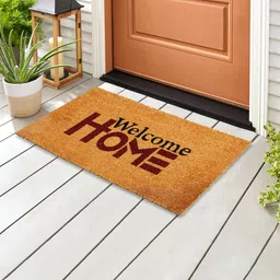 Home Centre Brown Printed Anti-Skid Doormat-image-9