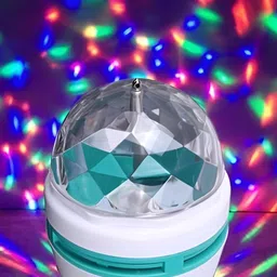 SPARK WORLD White Disco Ball String Lights image 2