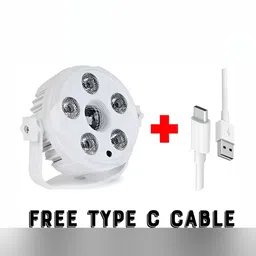 SPARK WORLD White Disco Ball String Lights image 2
