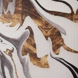 FABINALIV Brown & Tan Abstract Door Mat image 5