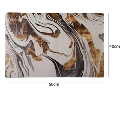 FABINALIV Brown & Tan Abstract Door Mat image 2