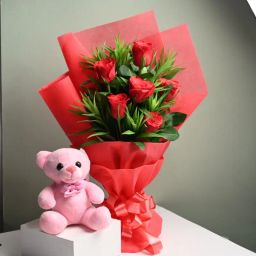 Enchanting Duo Of Teddy N Roses-image-56
