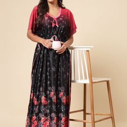 CHUI MUI Women Printed Maxi Kaftan nightdress-image-77
