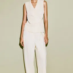 H&M Textured Jersey Waistcoat-25