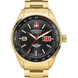 SWISS MILITARY HANOWA Men Printed Dial & Stainless Steel Bracelet Style Straps Analogue Watch SMWGH2101010-image-21