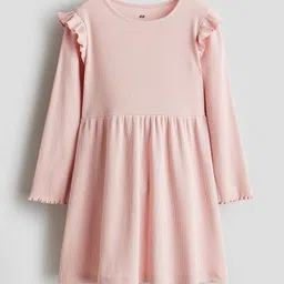 H&M Rib-Knit Frill Dress-picture-2