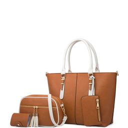 RAVE Women Solid Structured Handheld Bags With Pouch-image-90