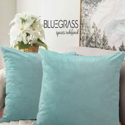 Blue Grass Sea Green Set Of 2 Square Cushion Covers-image-47
