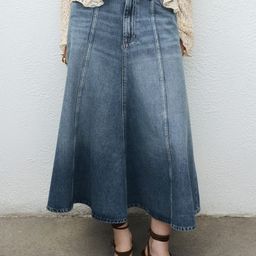 MANGO Mid Rise Pleated Cotton Midi Skirt-picture-34