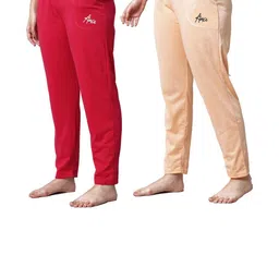 Pack of 2 Women Cotton Relax Fit Pyjama-image-64