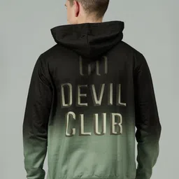 GO DEVIL Men Typography Printed Hooded Sweatshirt-image-32