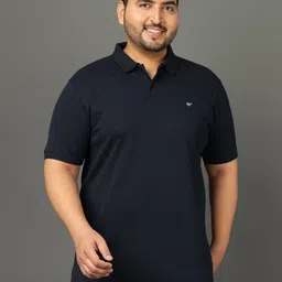 Club York Polo Collar Plus Size Regular Fit T-shirt-image-62