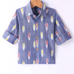 JAV CREATIONS Boys Classic Printed Cotton Shirt-image-70