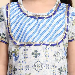 Cutiekins Boys Leheriya Printed Empire Kurta with Salwar & With Dupatta image 2
