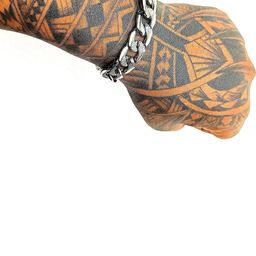 Dynamic Retail Global Men Silver-Plated Cuff Bracelet-image-84