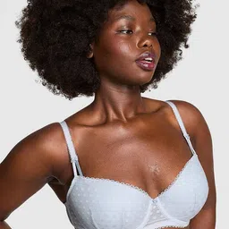 Victoria's Secret Polka Dot Bralette Bra Medium Coverage Underwired Heavily Padded-10