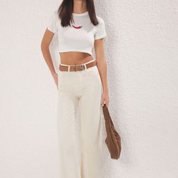 Trendyol Women Mid-Rise Clean Look Bootcut Jeans-picture-11