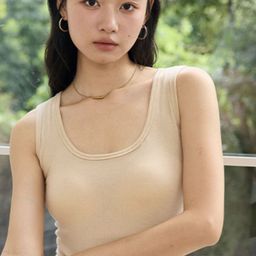 LULU & SKY Women Solid Sleeveless Scoop Neck Top-image-52