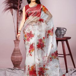 BAESD Floral Printed Saree-image-78