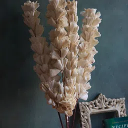 WEAVING HOMES White Lily Artificial Flower - Bunch image 1