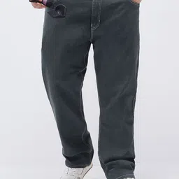 Urbano Plus Men Straight Fit Mid-Rise Stretchable Jeans-image-93