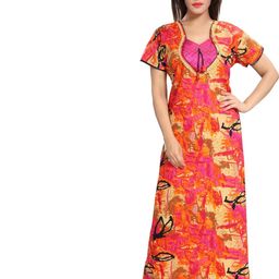 LIFE-TALE Women Multi Satin Nightdress-image-96