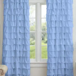 Dekor World Multicoloured Set of 2 Sheer Long Door Curtain-48