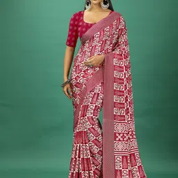 NIRMAL CREATION Ethnic Motifs Pure Crepe Saree-picture-35