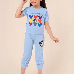 Colourspop Girls Printed Top with Trousers-39