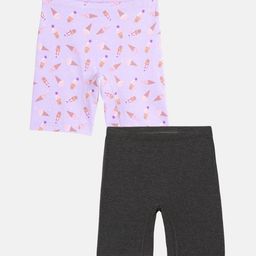 mackly Girls Pack Of 2 Mid-Rise Regular Fit Core Shorts-picture-8