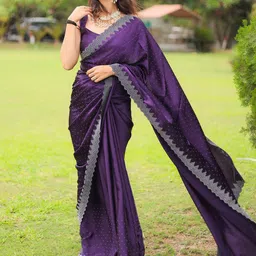 all about you Women Polka Dots Print saree-image-63